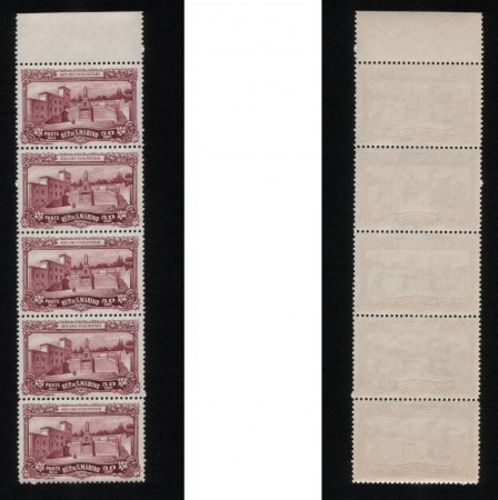 49 EUR  San Marino 1927 50 Cent 5 sellos MNH **